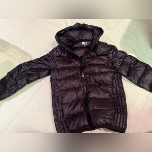 Kids Black Puffer Jacket